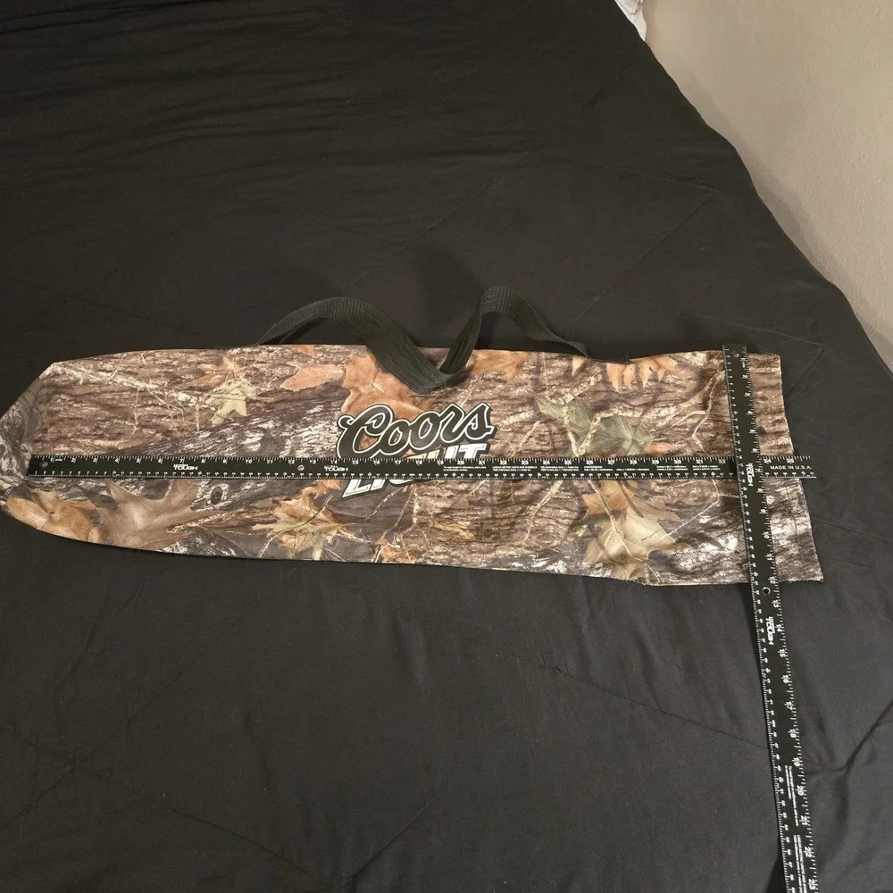 Coors Light Beer Camo Soft Gun Case Logo Carry Bag Camouflage Hunting Sleeve - Picture 2 of 8